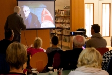 Bram van der Vlugt in de Bibliotheek