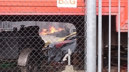 Brand aan Noorderbaan