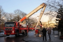 Schoorsteenbrand aan Het Plein
