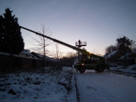 Kerstbomen zagen voor op het Plein