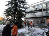Kerstbomen plaatsen