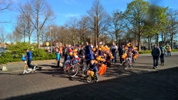 Koningsdag 2015 - Vlag Hijsen en optocht