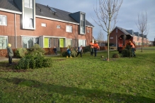 Kerstbomen versnipperen