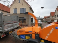 Kerstbomen versnipperen