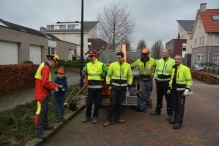 Kerstbomen versnipperen