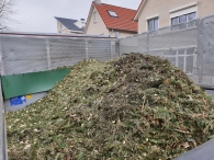 Kerstbomen versnipperen