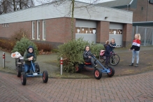 Kerstbomen versnipperen