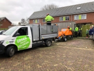 Kerstbomen versnipperen