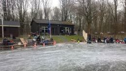 IJspret op de IJsbaan