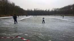IJspret op de IJsbaan
