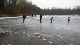 IJspret op de IJsbaan