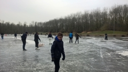 IJspret op de IJsbaan