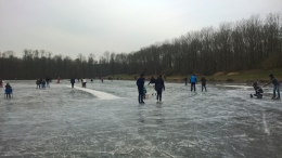 IJspret op de IJsbaan