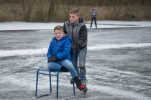 IJsbaan geopend - zaterdagmiddag