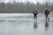 IJsbaan geopend - zaterdagmiddag