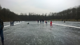 IJspret op de IJsbaan