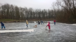 IJspret op de IJsbaan