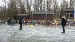 IJspret op de IJsbaan