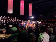 Optreden kinderkoor Jong Leven in de Meerpaal 