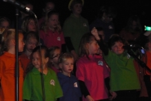 Optreden kinderkoor Jong Leven in de Meerpaal 