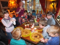 Start Kinderkoor 2013 met Pannenkoeken eten