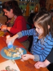 Start Kinderkoor 2013 met Pannenkoeken eten