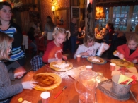 Start Kinderkoor 2013 met Pannenkoeken eten
