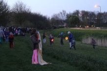 Koninginnedag 2013 Lampionnenoptocht en Vuurwerk