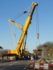 De nieuwe brug bij Walibi (3) 