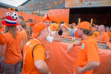 WK 2014: Nederland - Mexico
