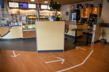 Coronamaatregelen winkelcentrum