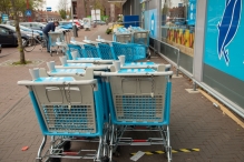 Coronamaatregelen winkelcentrum