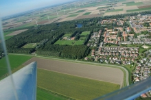 Zweefvliegen boven Biddinghuizen