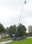 Plaatsing eerste lichtmast BAS