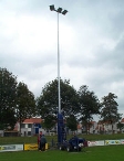 Plaatsing eerste lichtmast BAS
