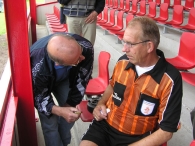 Opening tribune BAS Voetbal