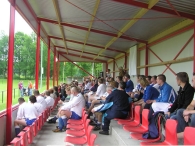 Opening tribune BAS Voetbal