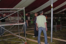EK 2004: Opbouw stadion