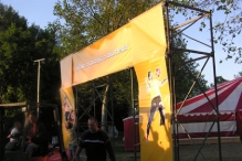 EK 2004: Opbouw stadion