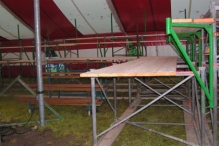 EK 2004: Opbouw stadion