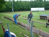 Start bouw tribune BAS