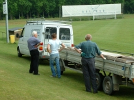 Start bouw tribune BAS