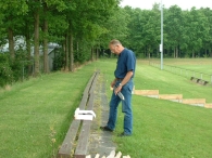 Start bouw tribune BAS