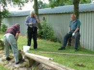 Start bouw tribune BAS
