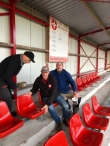 Opknappen tribune BAS Voetbal