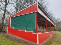 Opknappen Tribune BAS Voetbal
