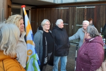 60 jaar Biddinghuizen: vlaggetjes in De Tas