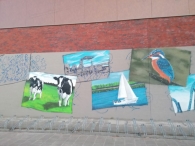 Graffiti op de Binding