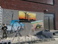 Graffiti op de Binding
