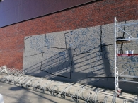 Graffiti op de Binding
